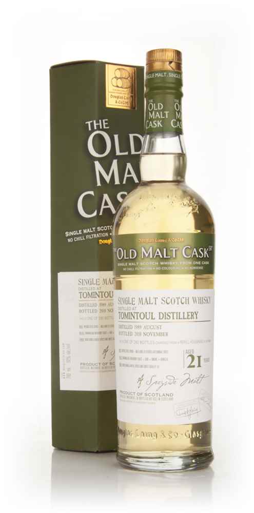 Tomintoul 21 Year Old 1989 Cask 6845 - Old Malt Cask (Douglas Laing)