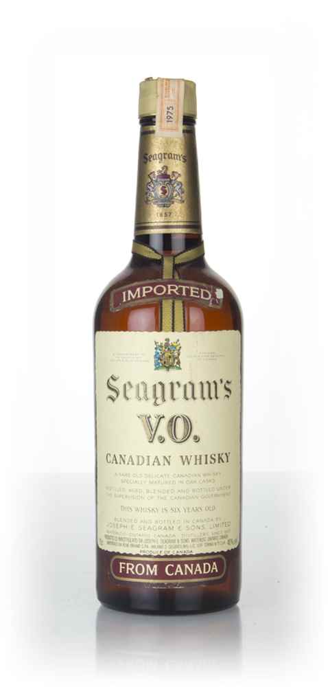 Seagram’s V.O. 6 Year Old Canadian Whisky - 1975