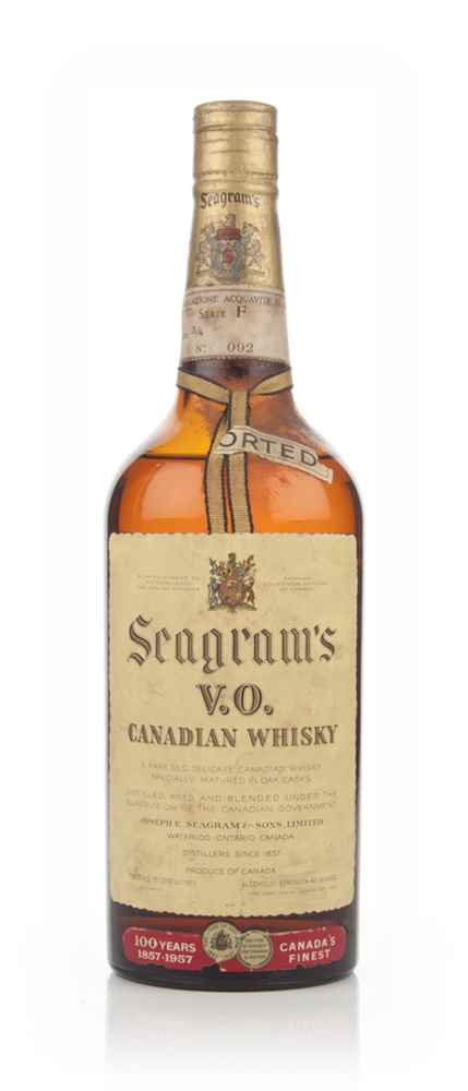 Seagram’s V.O. 6 Year Old Canadian Whisky -1957