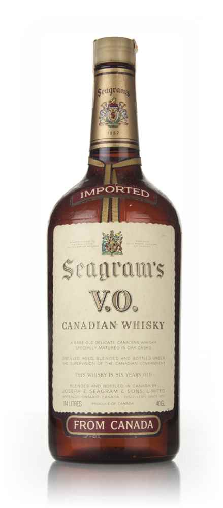 Seagram’s V.O. 6 Year Old Canadian Whisky - 1980