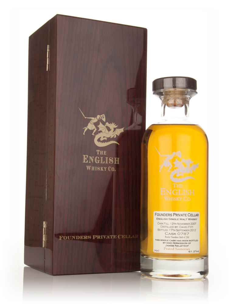 English Whisky Co. Founders Private Cellar - Peated, Sauternes Cask