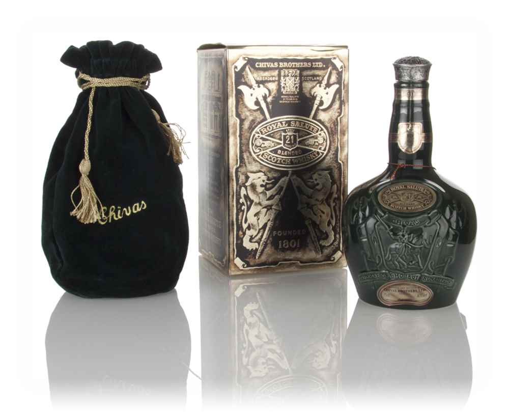 Royal Salute 21 Year Old - Emerald Flagon - 1980s