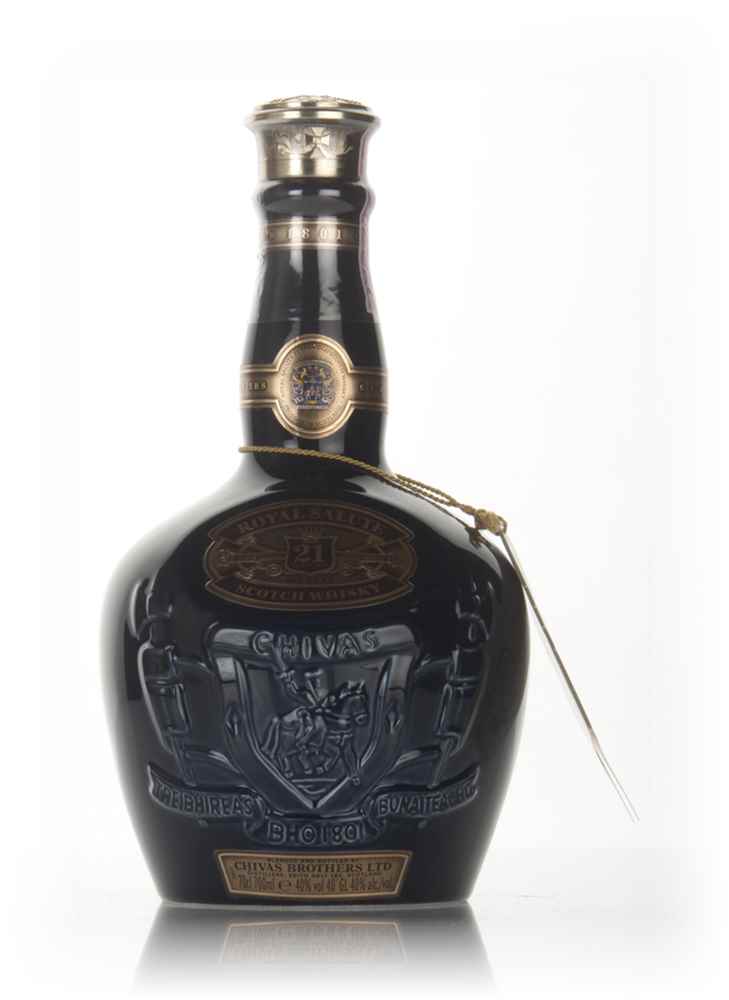 Royal Salute 21 Year Old Sapphire Flagon (No Box) - post 1999