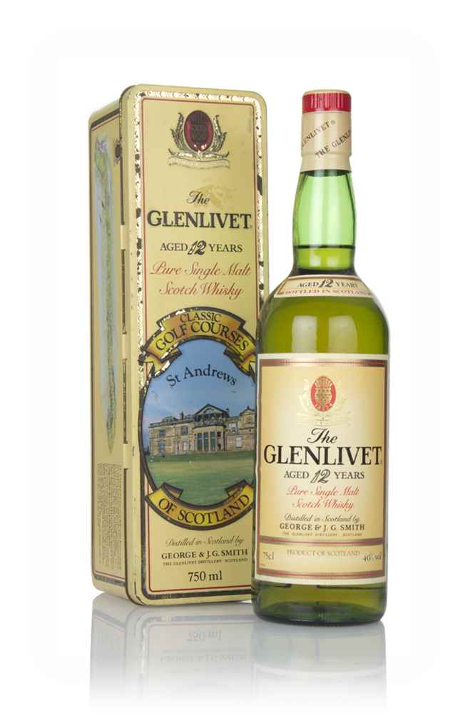 The Glenlivet 12 Year Old - Classic Golf Courses of Scotland (St Andrews) (75cl) - 1990s