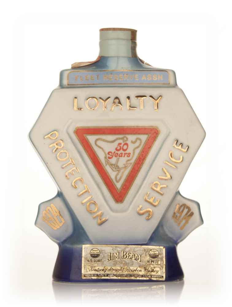 Jim Beam Fleet Reserve Association 50 Years Decanter - 1974
