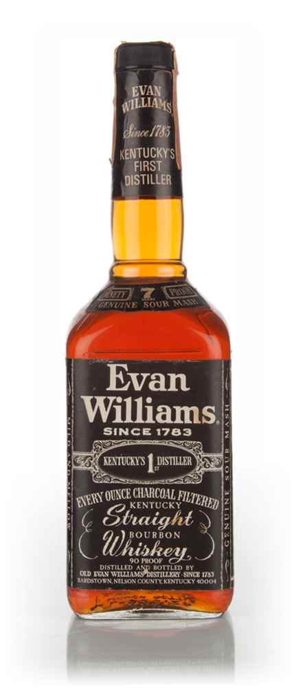 Evan Williams 7 Year Old - bottled 1978