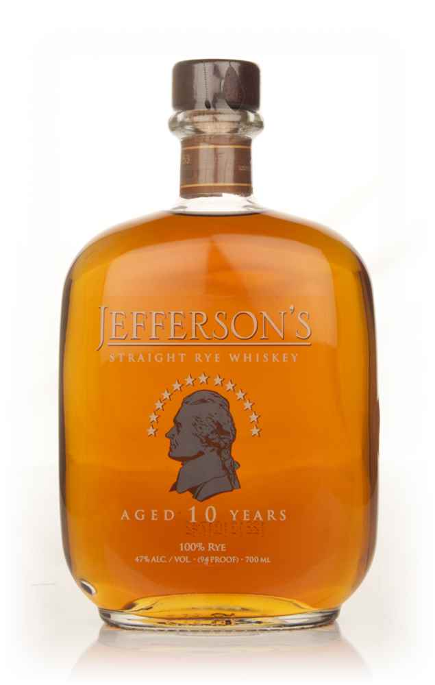 Jefferson’s 10 Year Old Straight Rye Whiskey