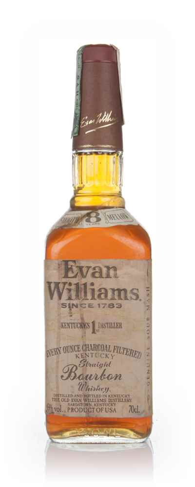 Evan Williams 8 Year Old Kentucky Bourbon - 1970s